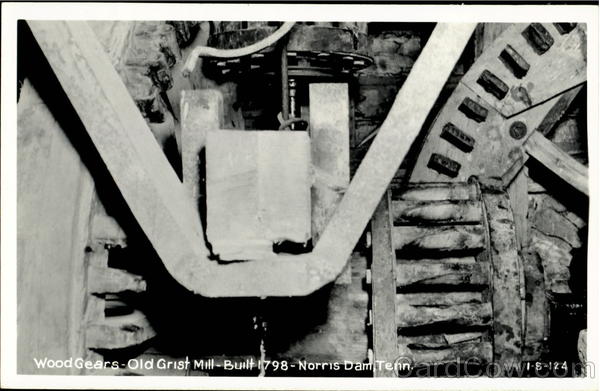 Wood Gears Old Grist Mill Norris Dam Tennessee