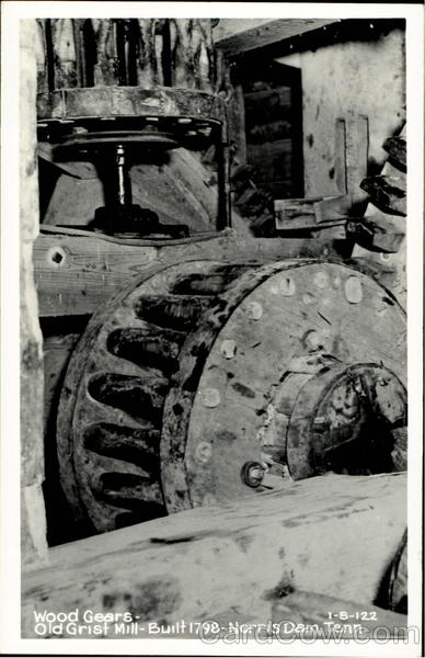 Wood Gears Old Grist Mill Norris Dam Tennessee