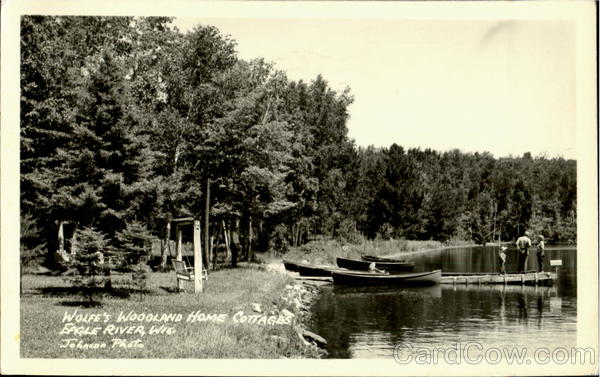 Wolfe's Woodland Home Cottages Eagle River Wisconsin