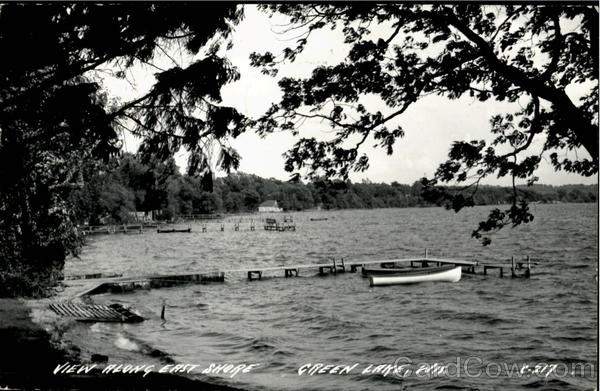 View Along East Shore, Green Lake Wisconsin