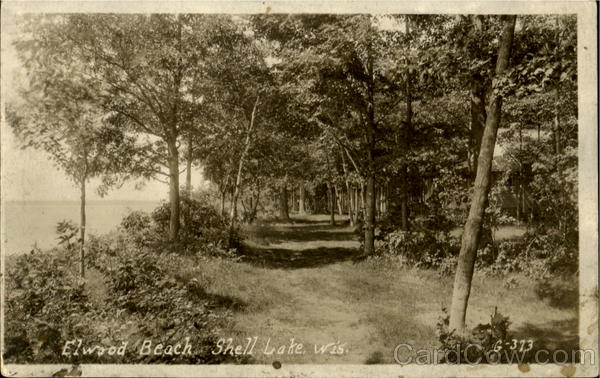Elwood Beach Shell Lake Wisconsin