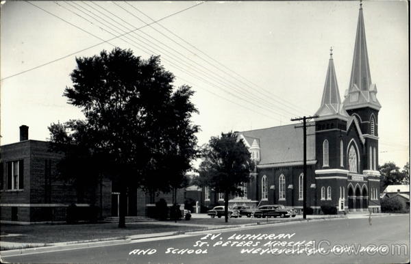 Ev. Lutheran St. Peters Kirche And School Weyauwega Wisconsin