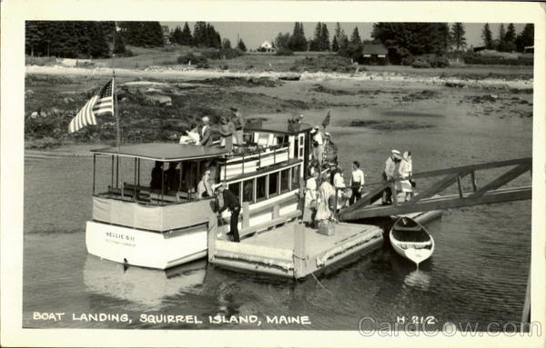 Boat Landing Squirrel Island Maine