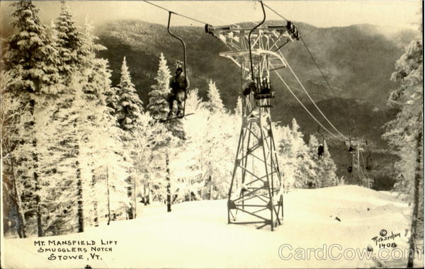 Mt. Mansfield Lift, Smugglers Notch Stowe Vermont