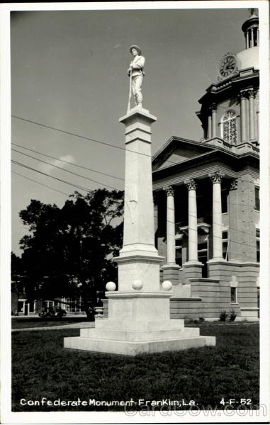 Confederate Monument Franklin Louisiana