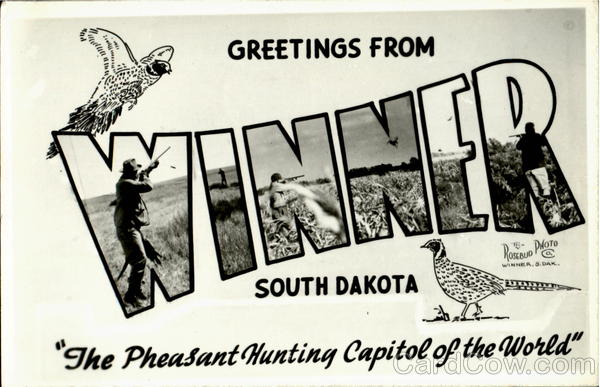 Greetings From Winner South Dakota