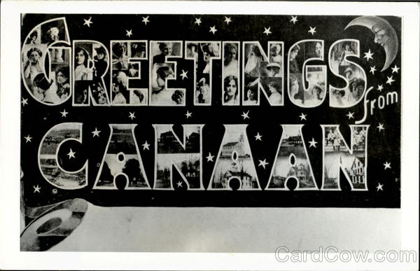 Greetings From Canaan Large Letter