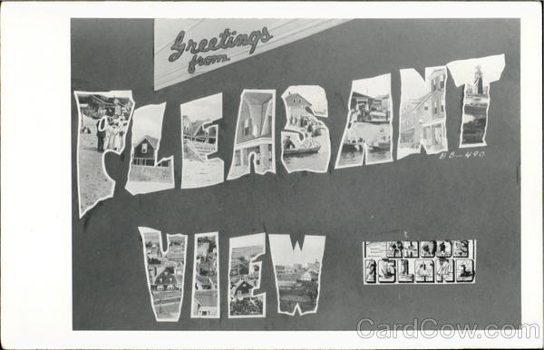 Greetings From Pleasant View Pleasnt View Rhode Island