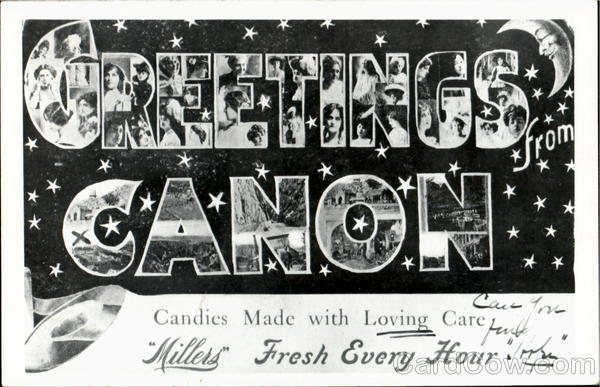 Greetings From Canon Large Letter