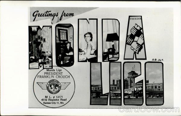 Greetings From Monda Ligo Large Letter