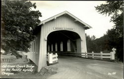 Old Grave Creek Bridge Postcard
