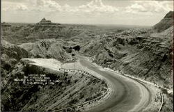 Badlands National Monument In S. D Postcard