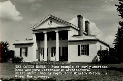 The Cotton House Green Bay, WI Postcard 