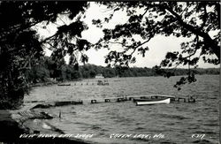 View Along East Shore, Green Lake Postcard