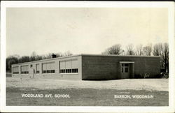 Woodland Ave School Postcard