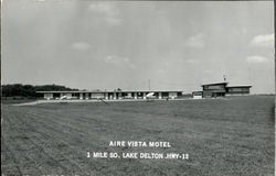 Aire Vista Motel, R. R. 3 Baraboo, WI Postcard Postcard