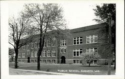 Public School Augusta, WI Postcard Postcard