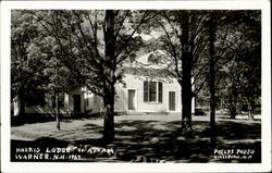 Harris Lodge, 91 Aftam Warner, NH Postcard Postcard