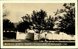 Residence Of Dick Powell, Toluca Lake Postcard