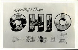 Greetings From Ohio Postcard