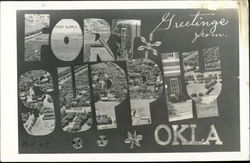 Greetings From Fort Supply Postcard