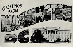 Greetings From Washington Postcard