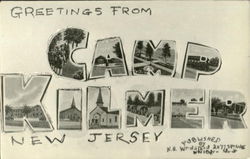 Greetings From Camp Kilmer Postcard