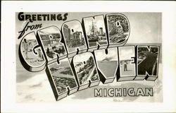 Greetings From Grand Haven Postcard
