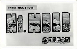 Greetings From Mt. Hood Postcard