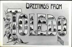 Greetings From Toledo Postcard