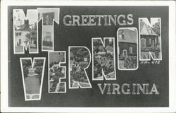 Greetings From Mt. Vernon Postcard
