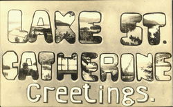 Lake St. Catherine Greetings Postcard