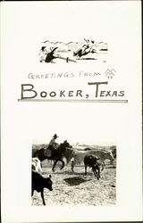 Greetings From Booker Postcard
