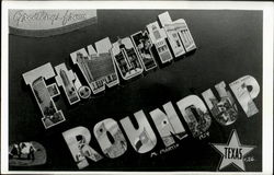 Greetings From Ft. Worth Roundup Postcard