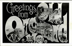 Greetings From Old Orchard Old Orchard Beach, ME Postcard Postcard