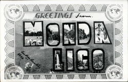 Greetings From Monda Ligo Club Large Letter Postcard Postcard