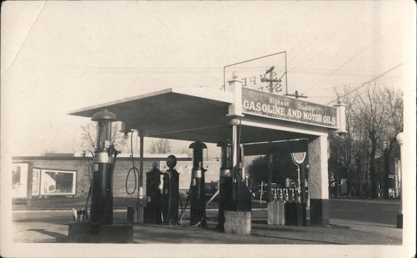 Gasoline and Motor Oil Service Station Gas Stations