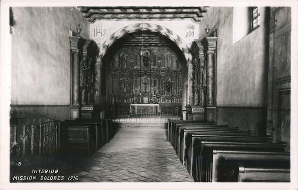 Interior, Mission Delores San Francisco California
