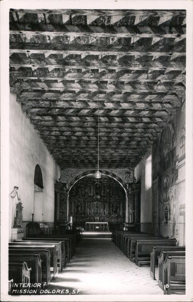 Interior Mission Dolores San Francisco California