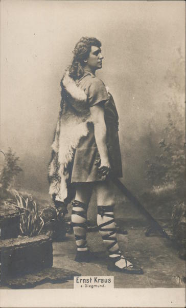 Ernst Kraus as Siegmund in Die Walküre Opera