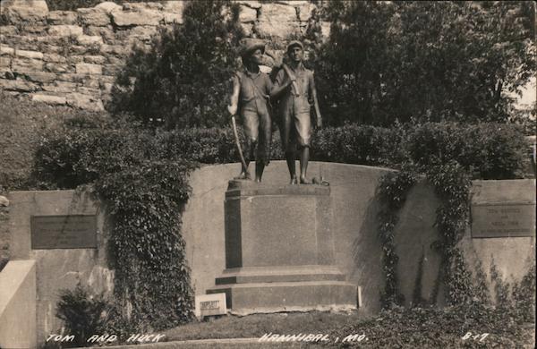 Tom and Huck Hannibal Missouri