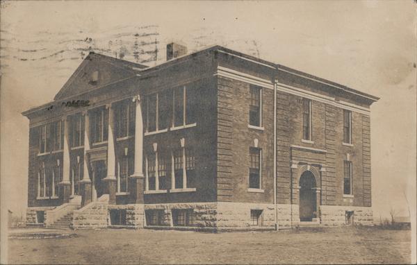 Large School or Municipal Building Ponca City Oklahoma