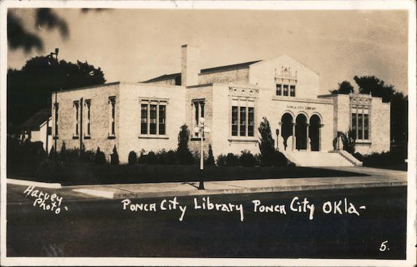 Ponca City Library Oklahoma Harvey Photo