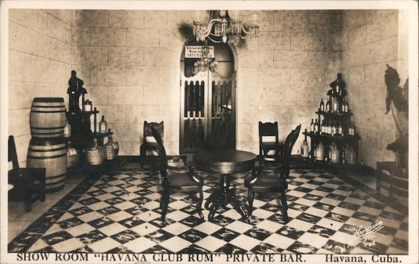 Show Room Havana Club Rum Private Bar Cuba