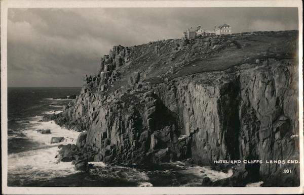 Hotel and Cliffs Lands End UK