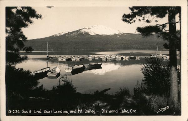 South End Boat Landing and Mt. Bailey Diamond Lake Oregon