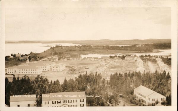 Looking over Quoddy, Maine, toward the mainland