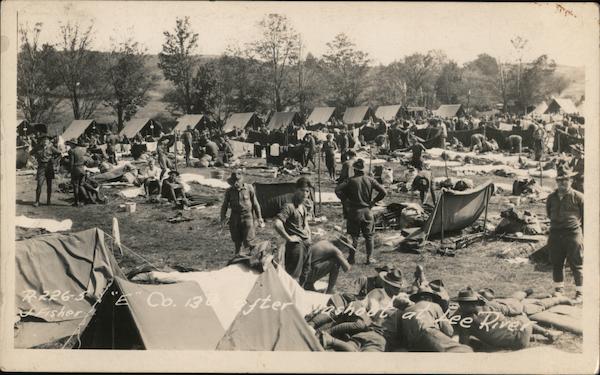 Easy Company After Washout at Lee River Jericho Vermont