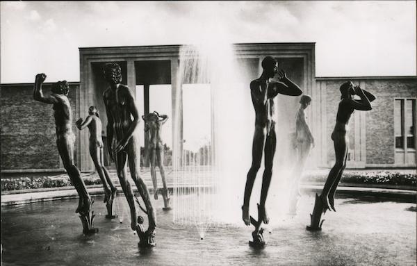 Orpheus Fountain, Carl Milles, Cranbrook Academy of Art Bloomfield Hills Michigan