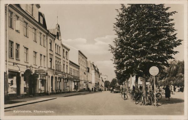 Street Scene Kopmangatan Katrineholm Sweden